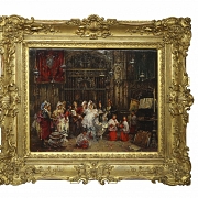 Antonio Medina Serrano (1944) ‘Baptism in Seville Cathedral’