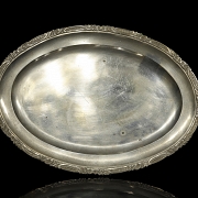 Dos bandejas de plata, s.XX