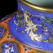 Porcelain vase with Yangcai enamel “Flowers,” with Qianlong seal