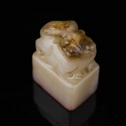 Sello de jade blanco