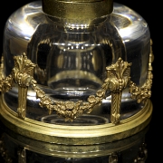 Empire curved glass and bronze scrivener's desk, 19th century - 4