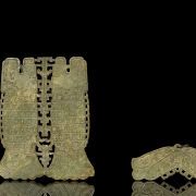 Large jade plaque “Fishes”, Qing dynasty - 6