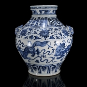 Jarrón de porcelana 