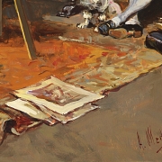 Antonio Medina Serrano (1944) ‘The Antique Dealer’, 2002