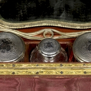 Gentleman's travelling dressing table, 19th century