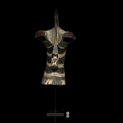 Máscara ceremonial Kifwebe masculina, Songye, R.D. del Congo, s.XX