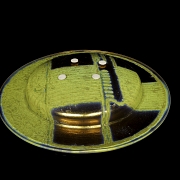 Salvatore Polizzi (1971-) ‘Glass Plate with Circles of Life’, 1995 - 4