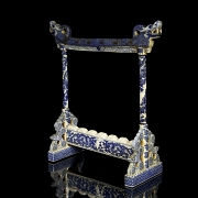 Porcelain stand with three brushes, 20th century - 1