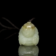 Jade pendant “Reclining Child,” 20th century - 1