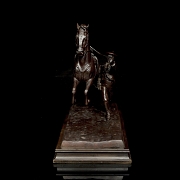 José Cuevas (20th century) ‘Equestrian dance with Andalusian horse’