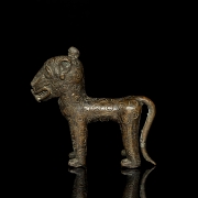 Leopardo de bronce de Benín, Nigeria. s.XIX