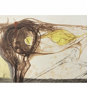 何塞·贝迪亚 José Bedia，《贪吃公牛的故事》，2005年