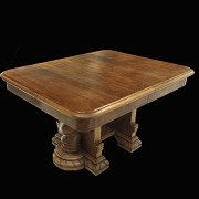 Carved wood dining room set, 20th century - 5