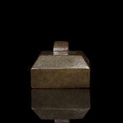 Sello cuadrangular de jade, dinastía Han