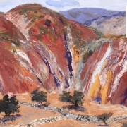 Luis Arcas Brauner (1934-1989) “Paisaje rojo” - 1
