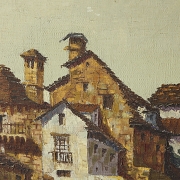 奥特罗 J. Otero（20世纪）《村庄》，1963年 - 1