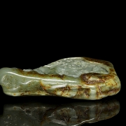 Carved jade figure, ‘Elders under the tree’, 20th century - 4