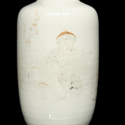 Enamelled porcelain vase ‘Characters’, with Chenghua mark - 6