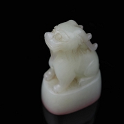 Sello de jade blanco