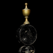 Pair of bronze and iron morels, 20th century - 4