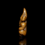 Carved jade figure “Sun God,” Hongshan culture
