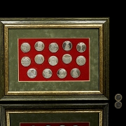 Serie de monedas de plata de índole religiosa, s.XX