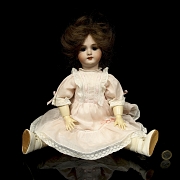 Muñeca de porcelana, Europa, ca. 1895-1915