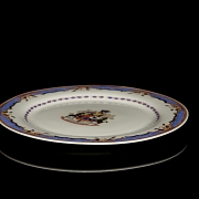 Plato de porcelana para exportación 