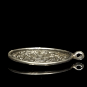 Antiguo colgante de plata, Tíbet