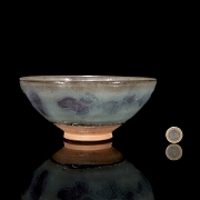 Cuenco de gres esmaltado, horno Jun