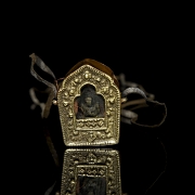 Buda de bronce con hornacina, Tíbet, s.XIX-XX