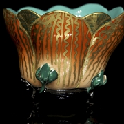 Enamelled porcelain cup ‘Flower’, with Yongzheng seal - 5