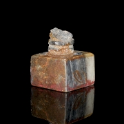 Carved Shoushan stone seal, Qing dynasty
