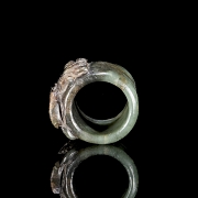 Carved jade ring ‘Bird’, Qing dynasty
