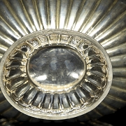 Mexican silver centerpiece with leonine handles, Tane, 20th century
