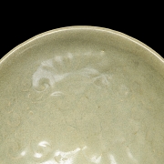 Celadon glazed porcelain bowl, Song style