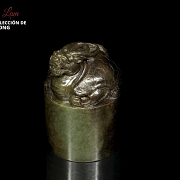 Carved jade seal ‘Bixi’, Han dynasty