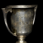 Pequeña copa de plata china