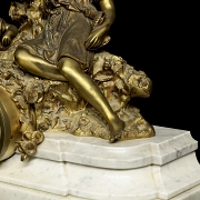 VIMA table clock, ‘Allegory’, 20th century