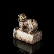 Jade seal ‘Auspicious Beast’, Ming dynasty