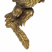 Gilded wooden corbel “Eagle,” 20th century