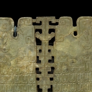 Large jade plaque “Fishes”, Qing dynasty - 5