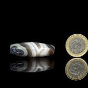 Natural agate Dzi bead, Liao dynasty - 5