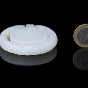 Colgante móvil de jade blanco