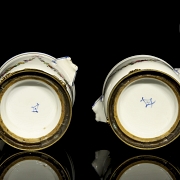 Sèvres ‘Pair of wine coolers’, France, 19th century