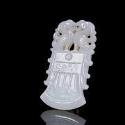 Placa de jade blanco 