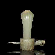 Fàguan de jade tallado