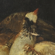 19th-20th century Spanish school ‘Still life with partridges’