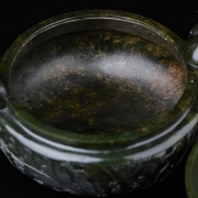 Incensario de jade espinaca 