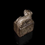 Jade ‘Cat Beast’ seal, Ming dynasty